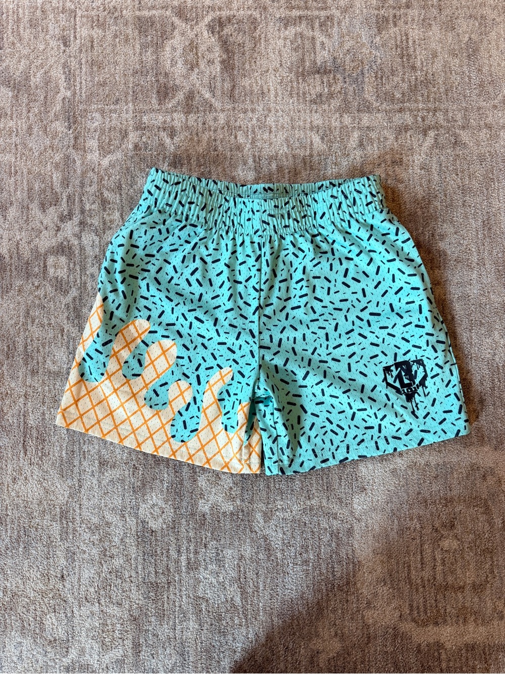 Baseball Lifestyle 101 Icecream shorts boys - Mint YL